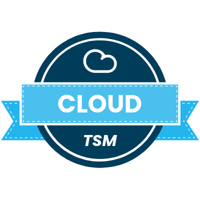 Cloud certification badge